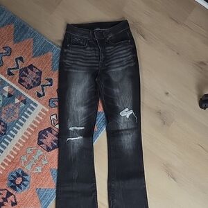 Black 28x34 Women Boot Cut Jeans